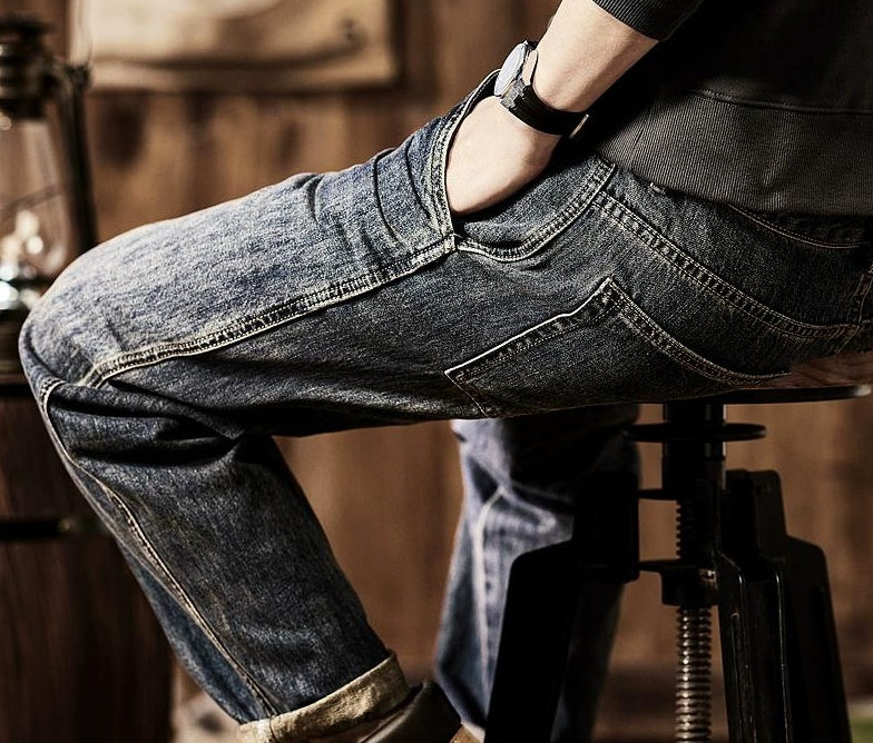 Vintage casual loose jeans