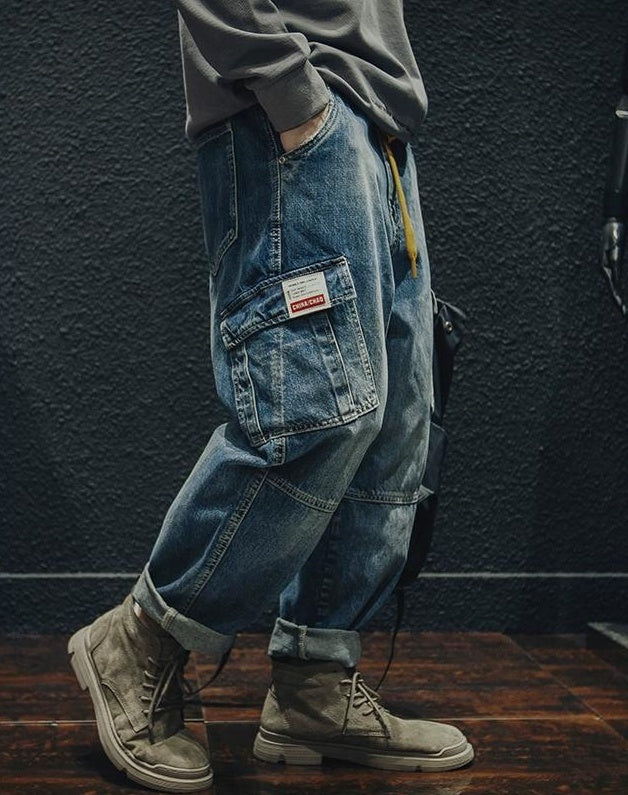 Retro Loose Work Jeans