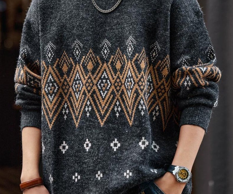 Ethnic Vintage Knit Jumper