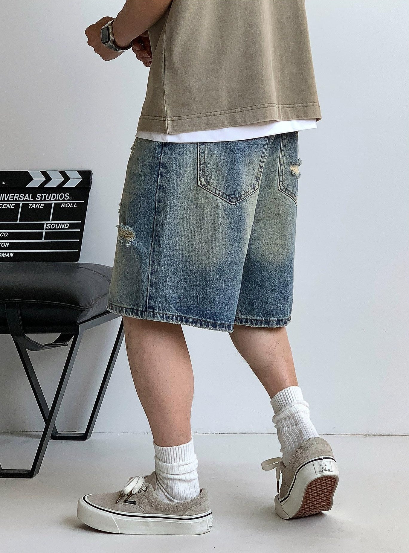 Summer Loose Jean Shorts