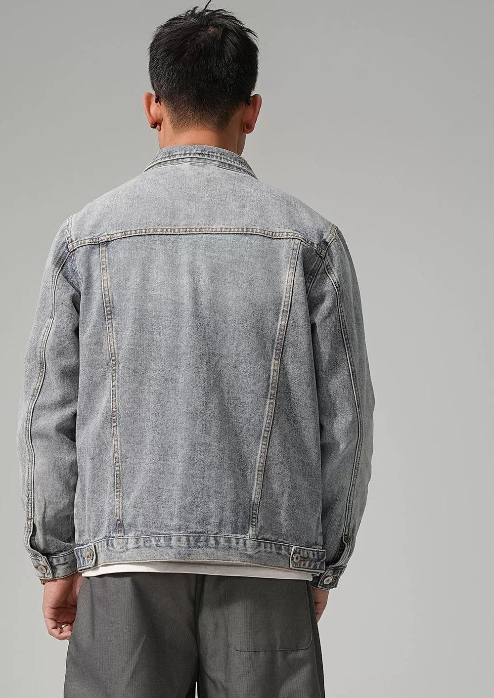 カジュアル レトロ デニムジャケット