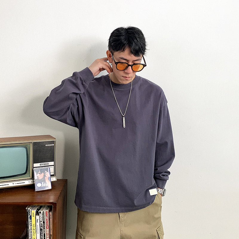 Urban Wear Cotton Long Sleeve T-Shirt