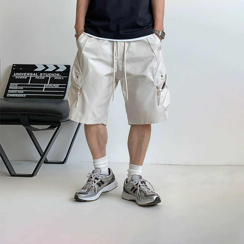 Summer Loose Fit Pocket Shorts