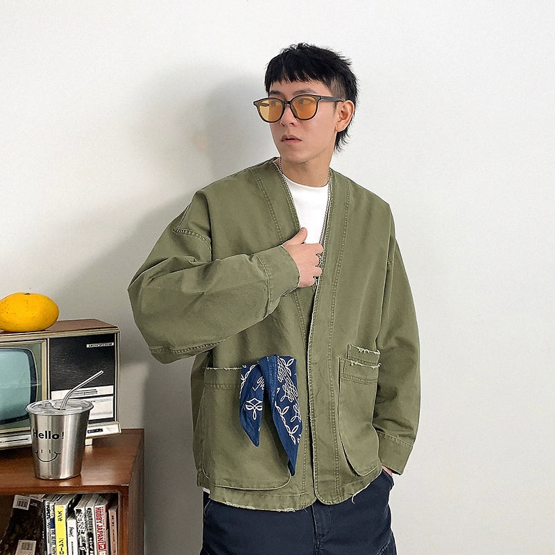 Casual Denim Robe Jacket