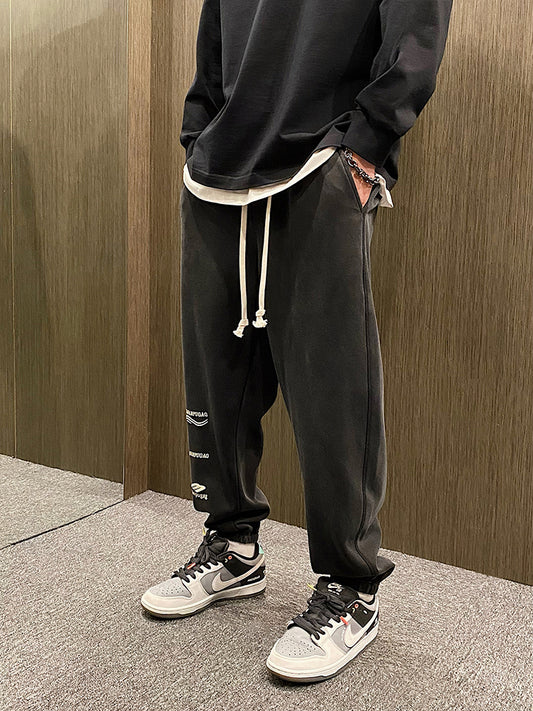 ウォッシュ ドローストリングスウェットパンツ