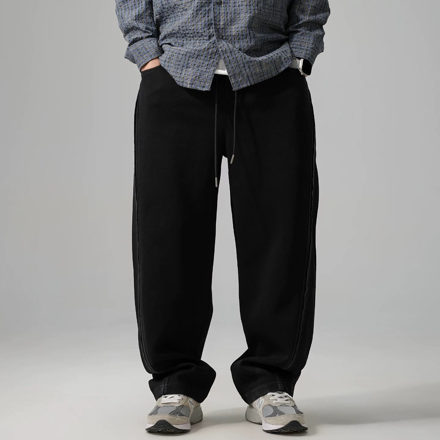 カジュアルルーズスウェットパンツ