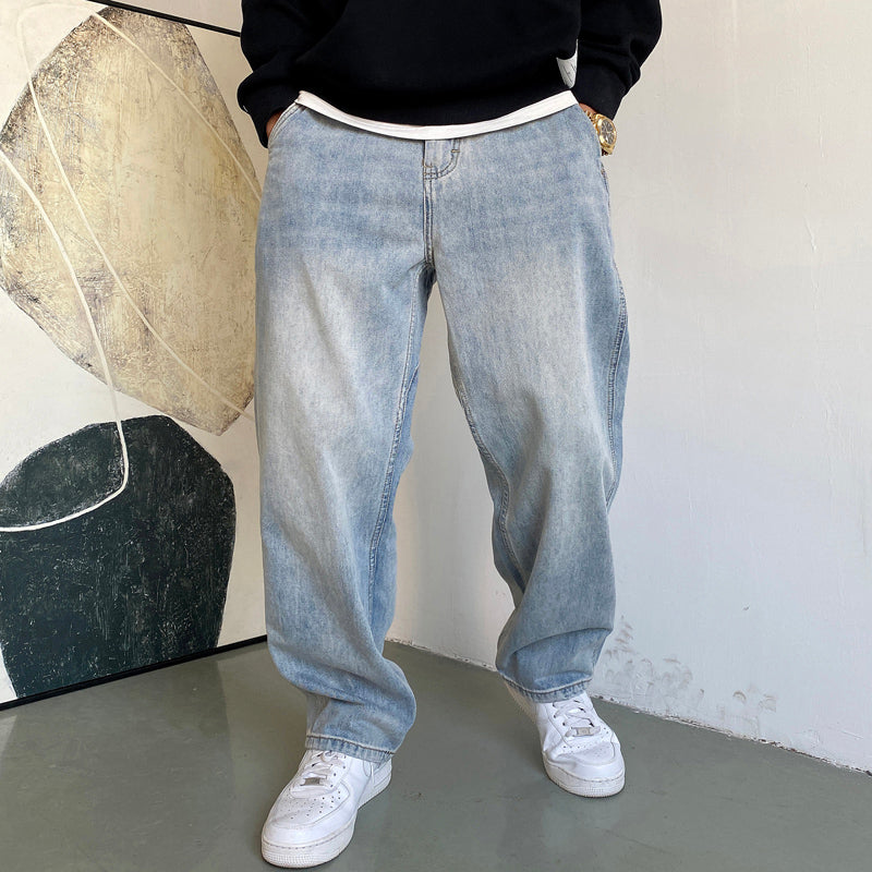 Vintage American Casual Wide Leg Jeans