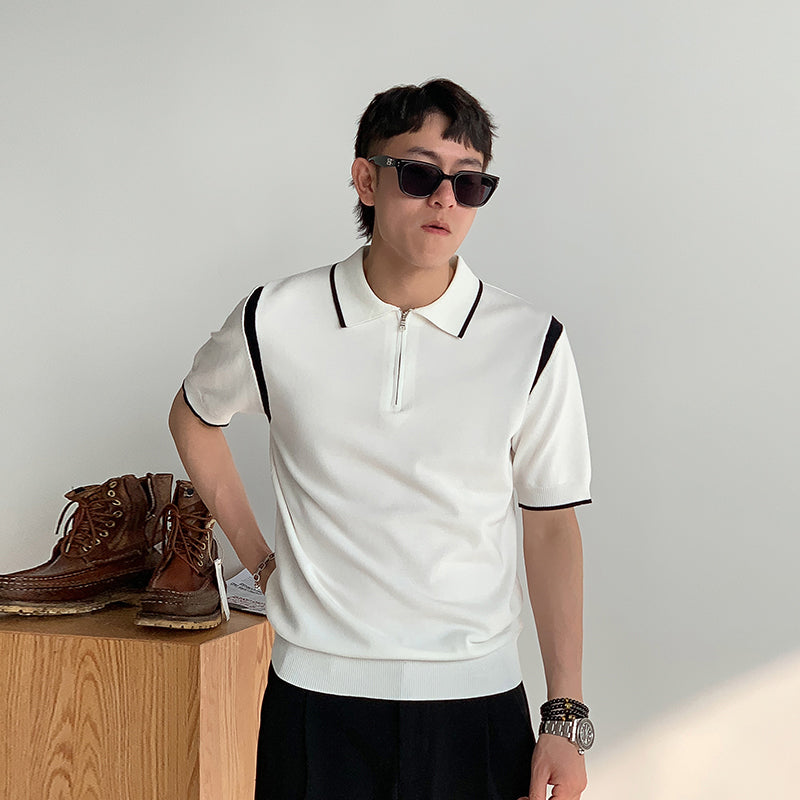 Colorblock Polo Shirt