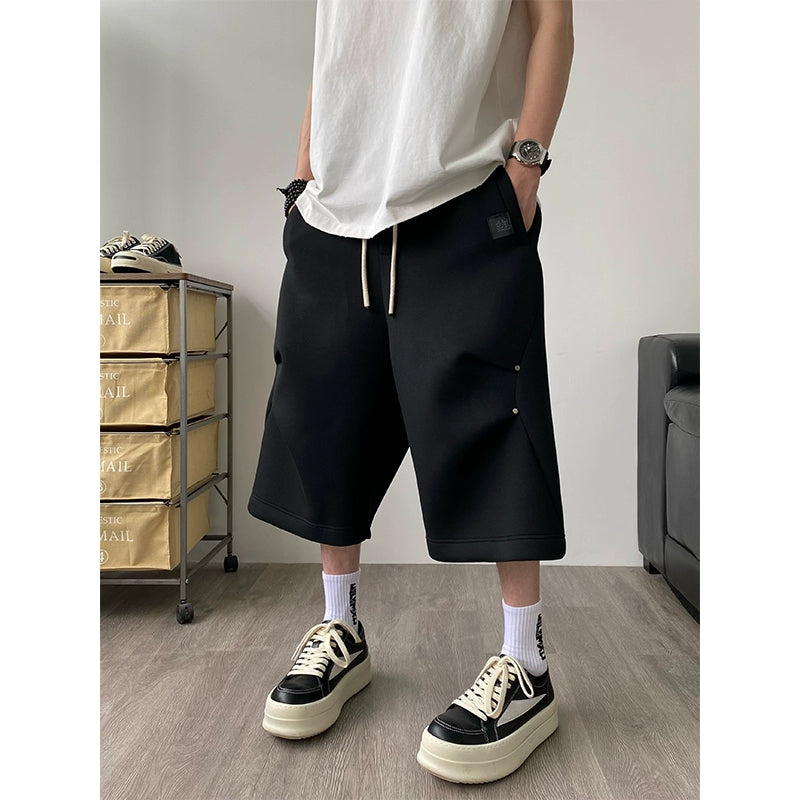 Gray 3D Sports Shorts