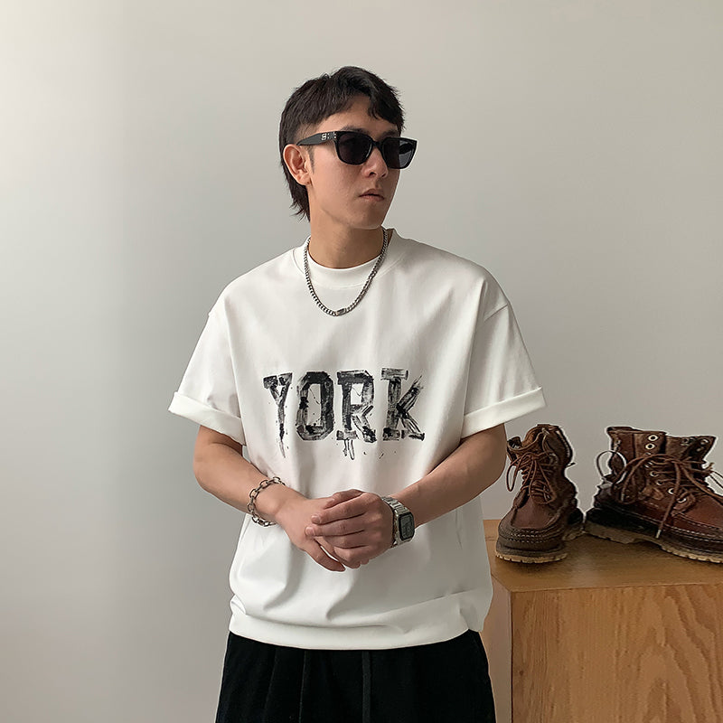 ヴィンテージプリント半袖Tシャツ