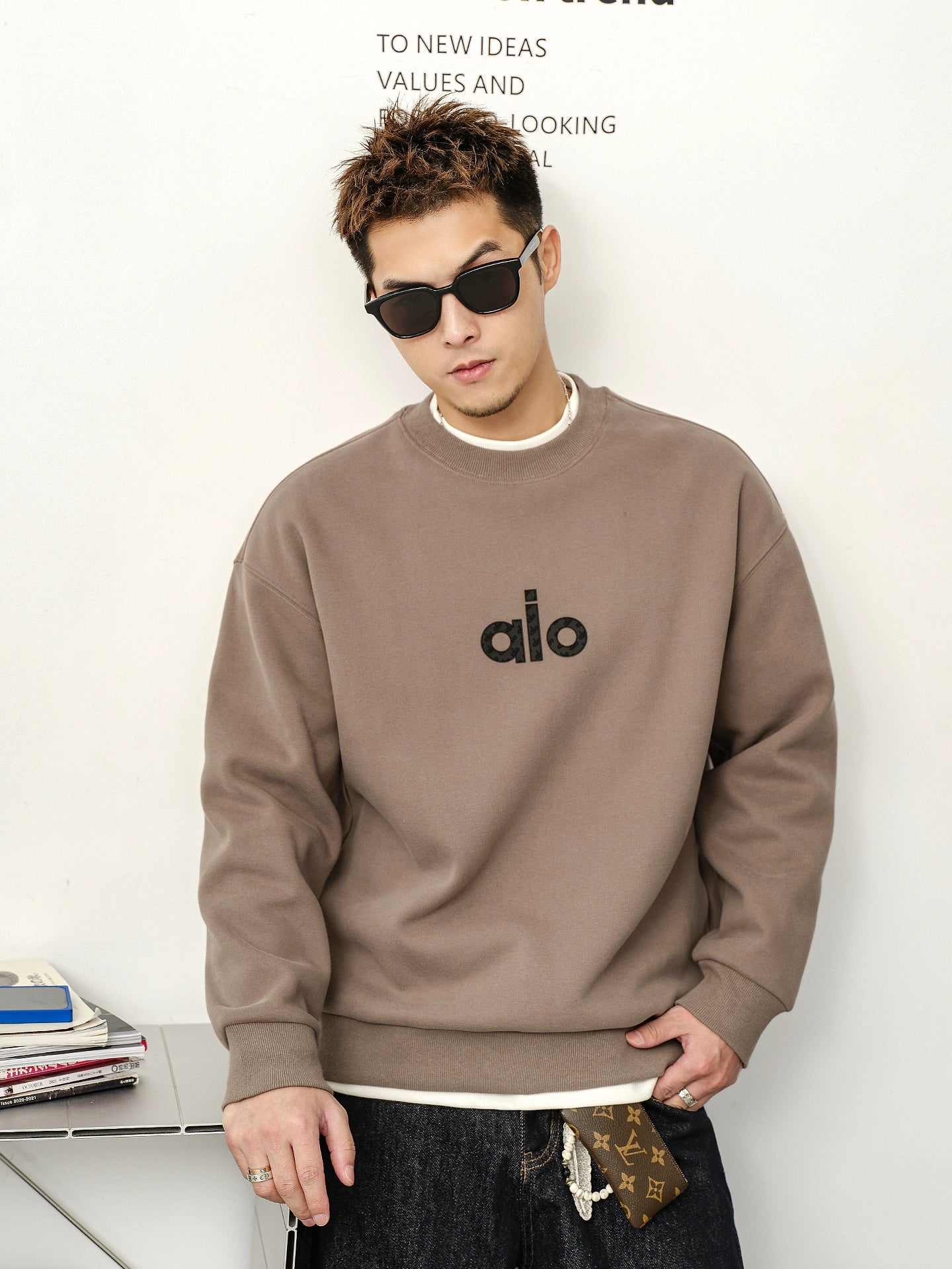 trendy casual sweater