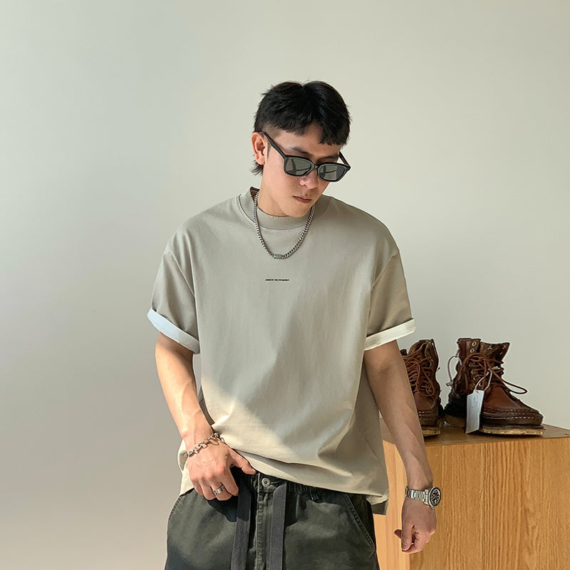 Plain cotton t-shirt