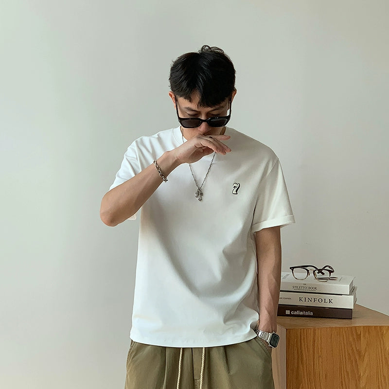 220g Number Logo Casual Tee