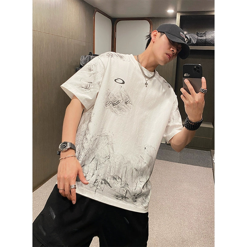 Retro Tie-Dye Casual Tee