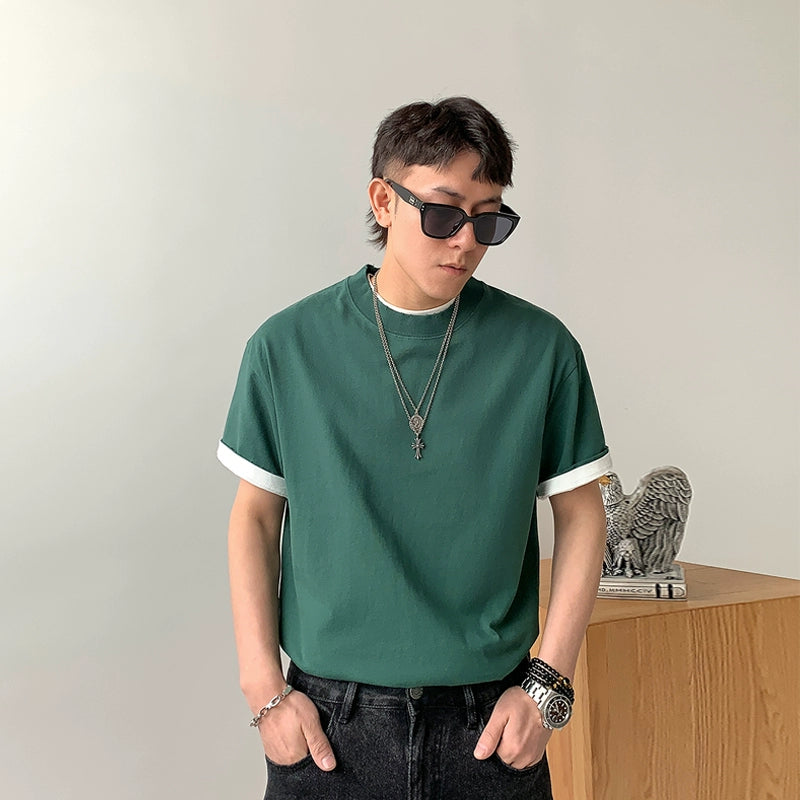 Cotton Casual Short-Sleeve T-Shirt