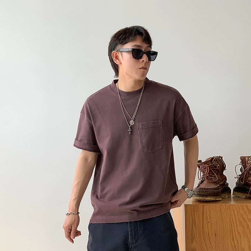 Retro Spliced Pocket Tee