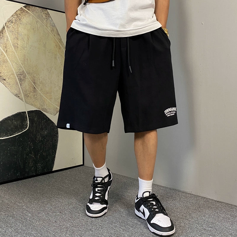 Embroidered sports shorts