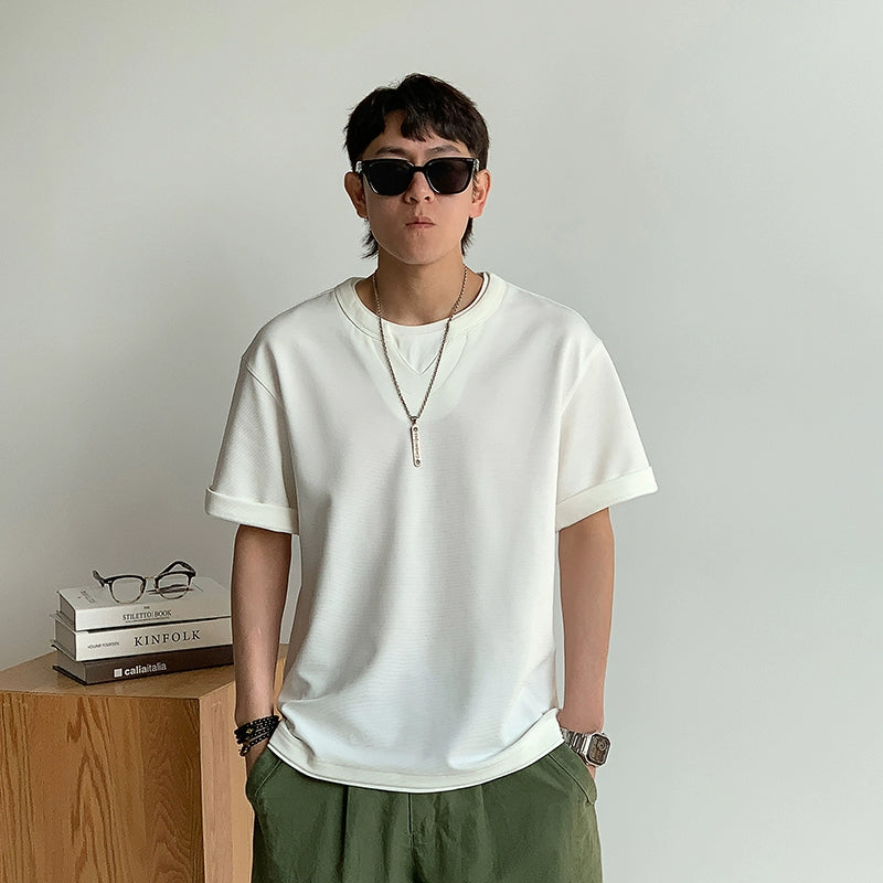 Casual Solid Color T-Shirt