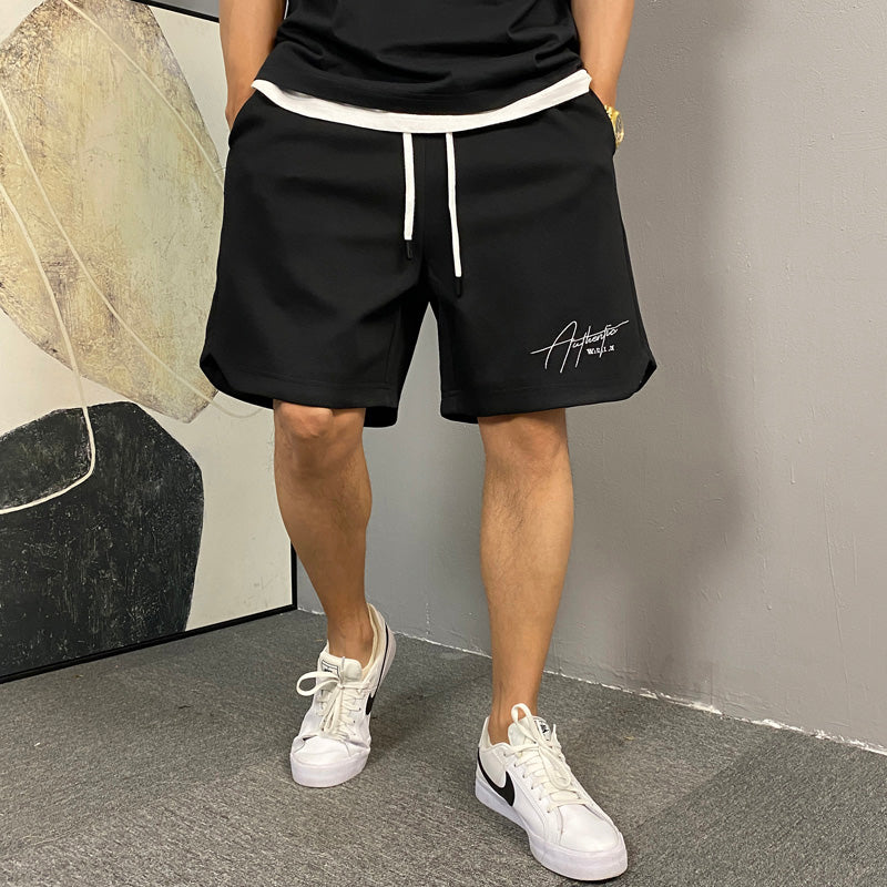 Heavy Embroidered Shorts