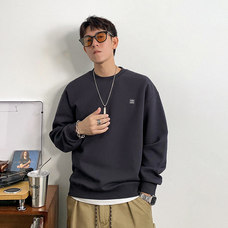 Embroidered pullover sweater