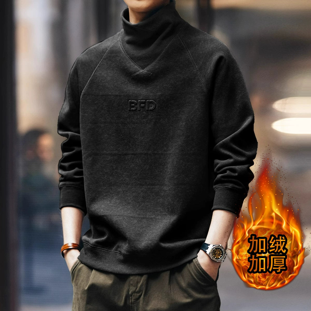 Retro tie-dye sweater shirt