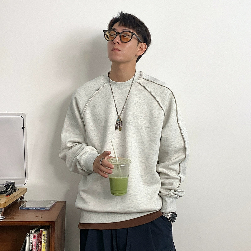 Casual Solid Color Sweatshirt