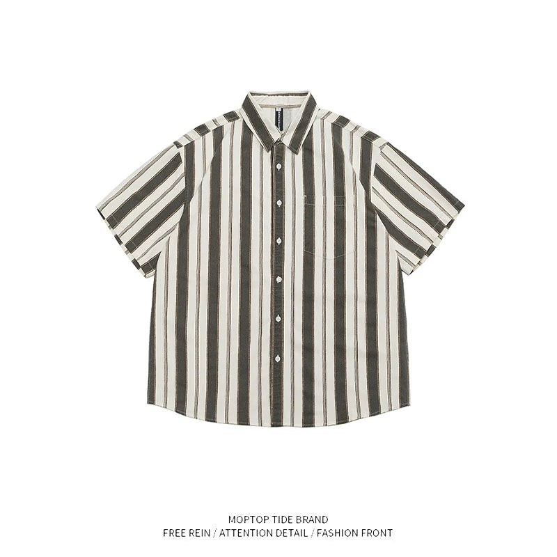 Vintage Striped Summer Shirt