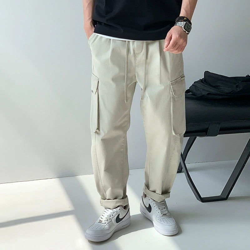 Multi-Pocket Casual Work Pants