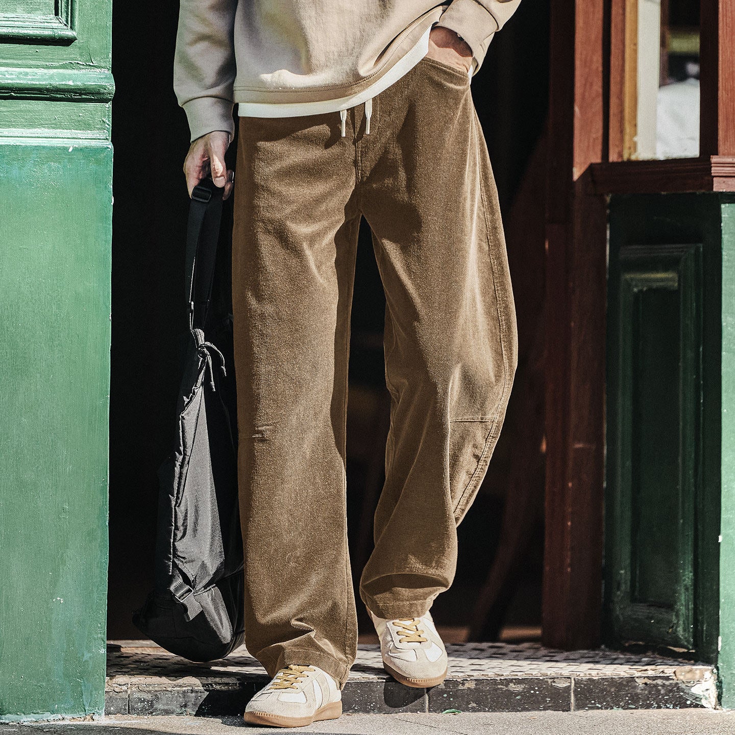 ヘビーウォッシュコーデュロイパンツ