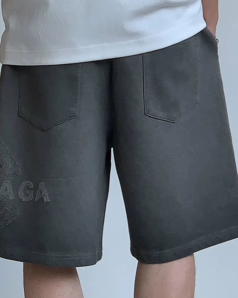 Wide-Leg Casual Shorts