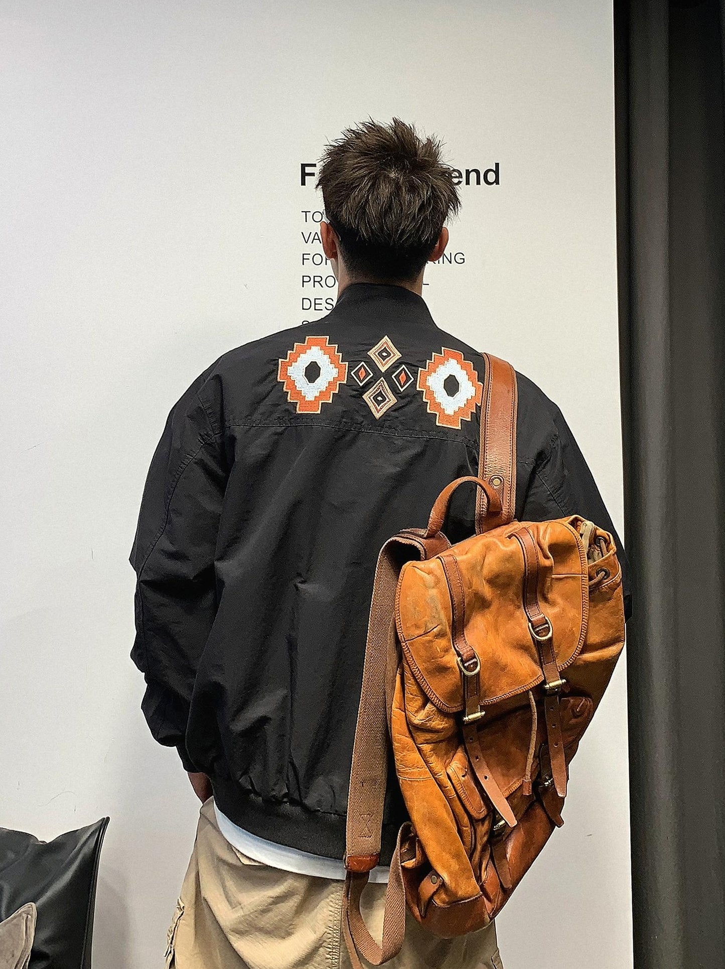 Trendy Color Block Baseball Jacket