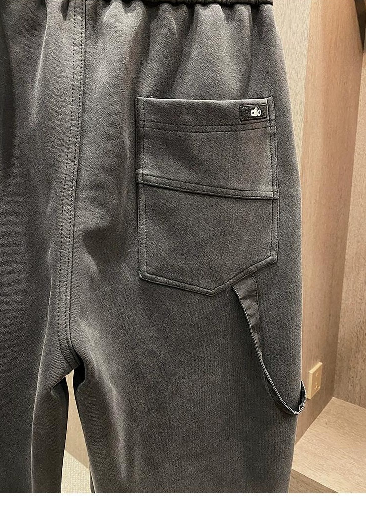 Retro Embroidered Sweatpants