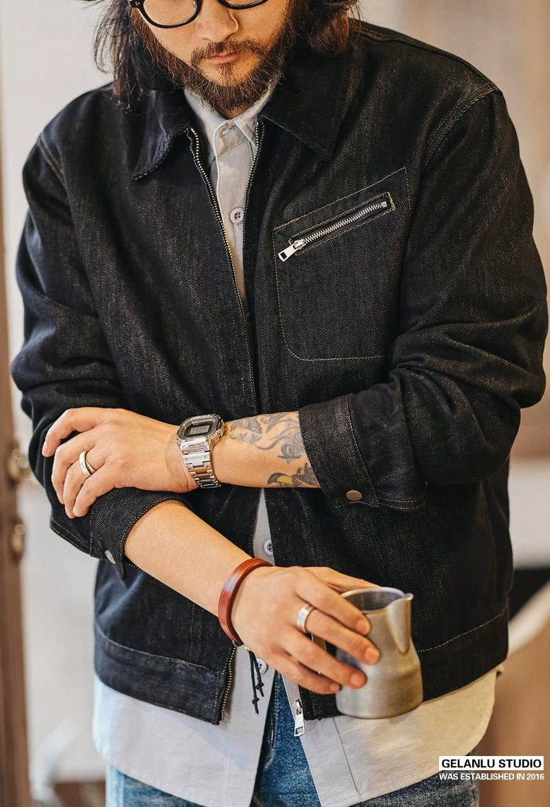 Casual Blue Denim Jacket