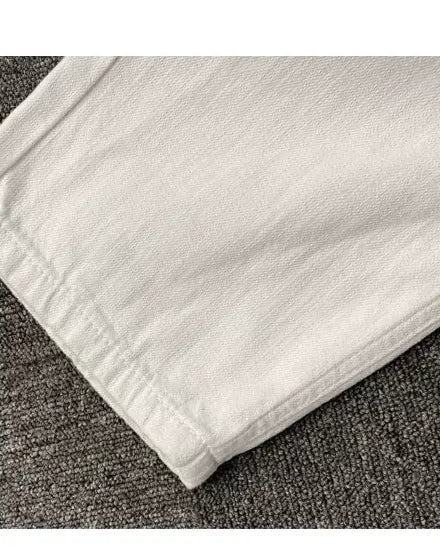 Chic wide-leg ripped jeans