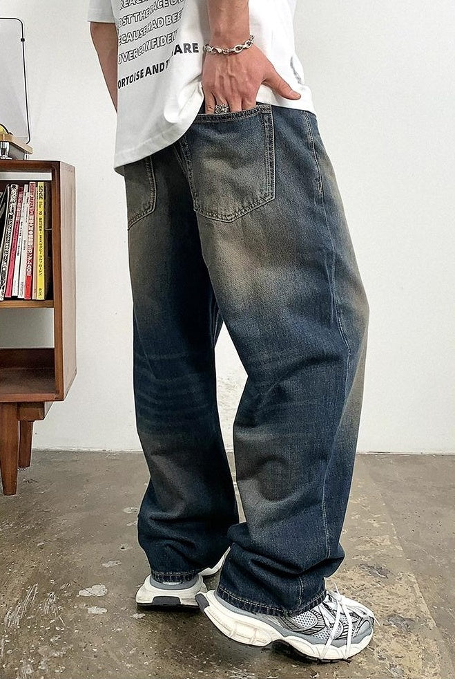 Vintage Blue Loose Jeans