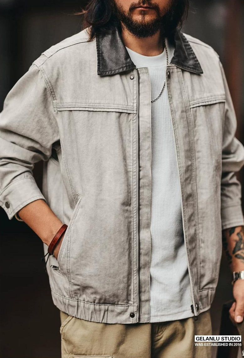 Blue American Heavyweight Work Jacket