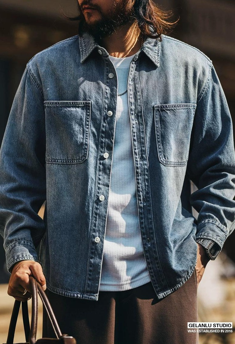 ヴィンテージ デニム ワークシャツ