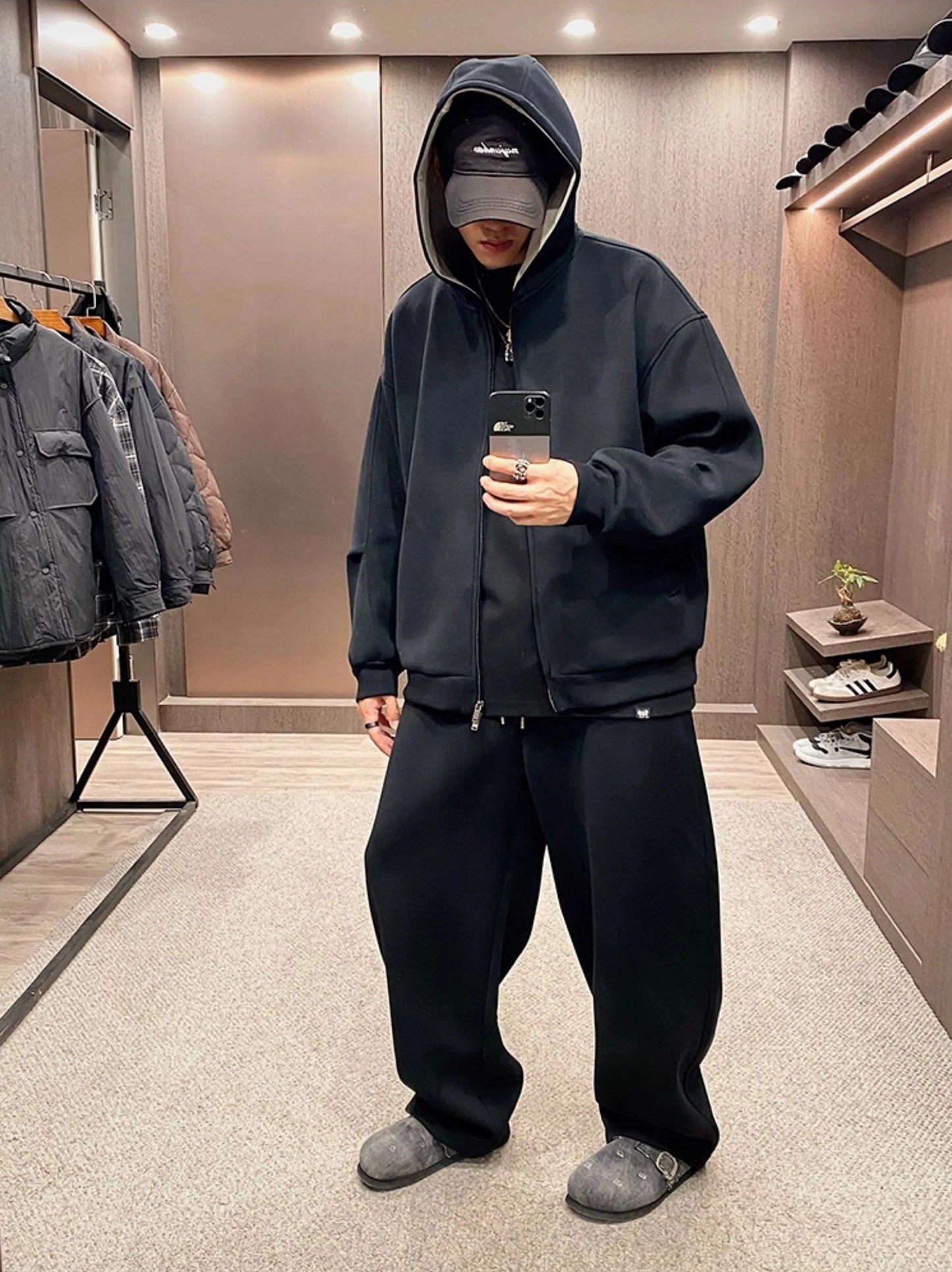 ボールドカラーブロックフードセット