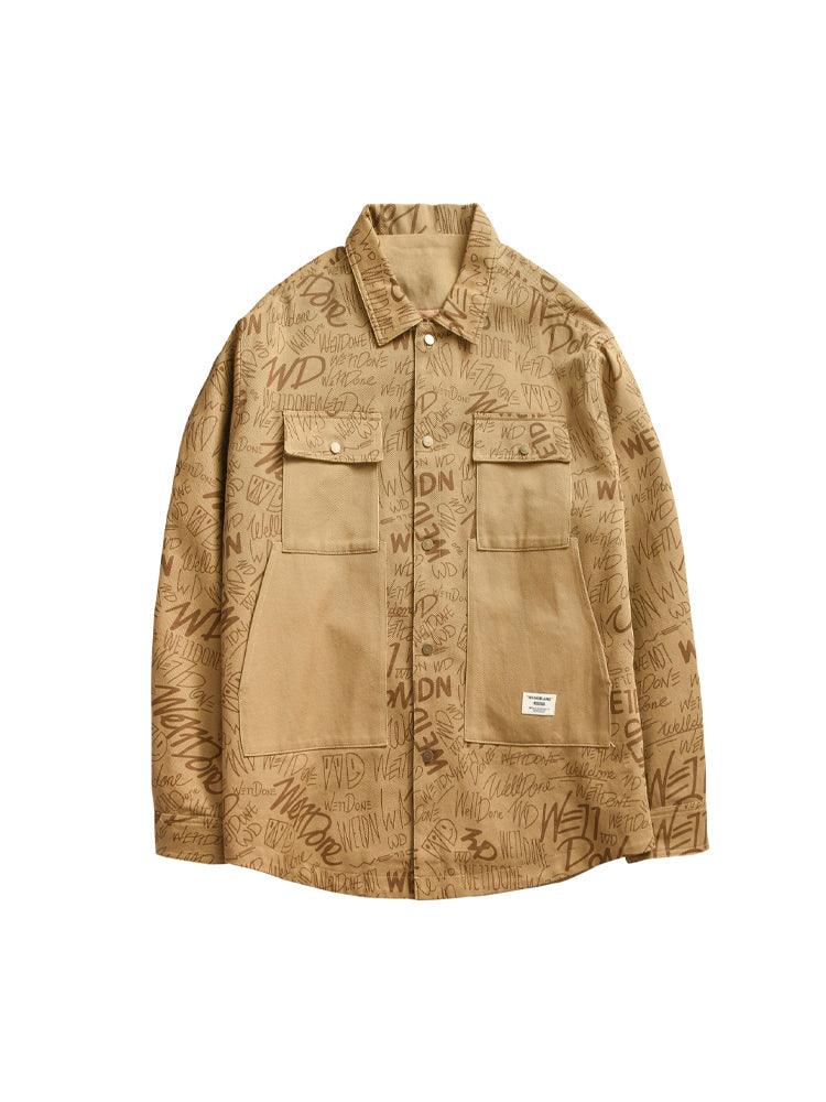 ギャンググラフィティ 春秋ストリート 長袖シャツ ジャケット