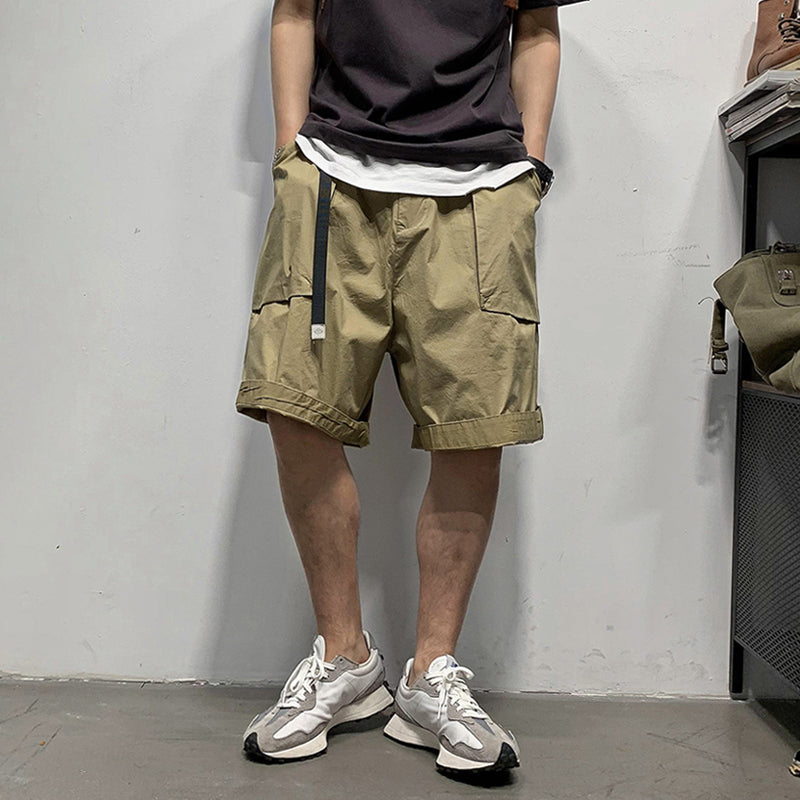 半ズボン ショート丈 ワークパンツ 無地