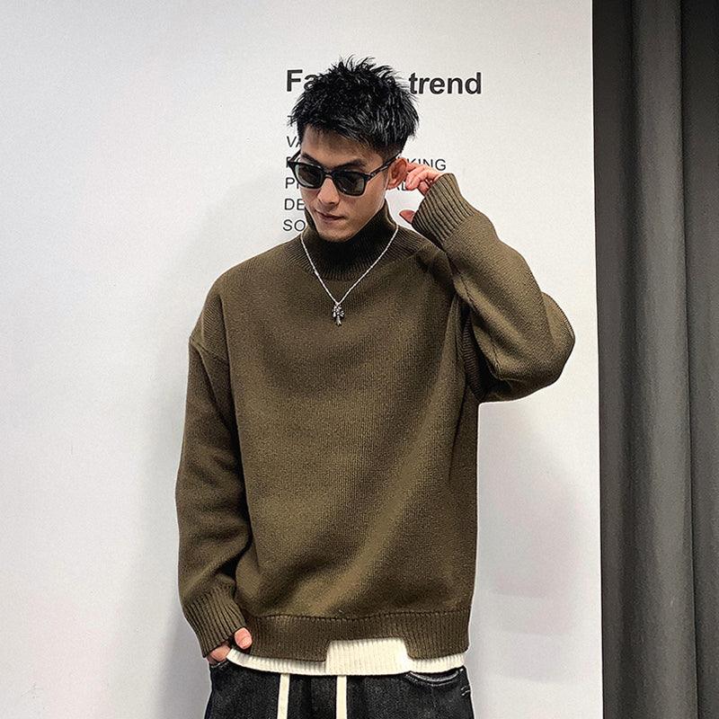 ハイネック シャツ 長袖