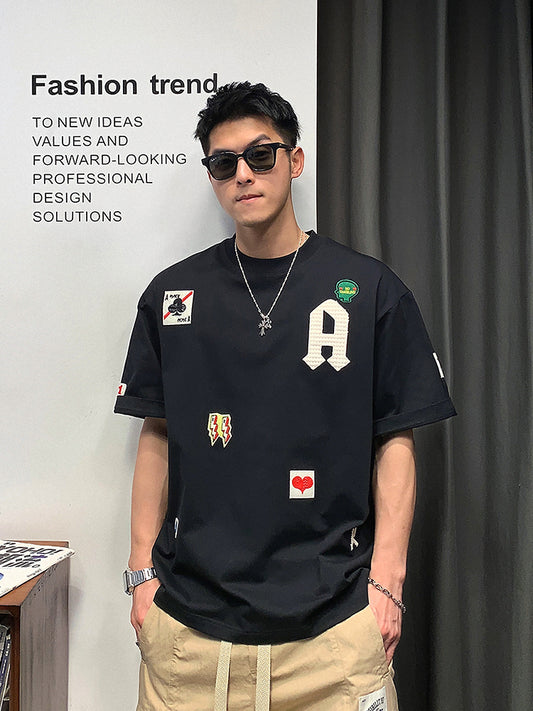 半袖Tシャツ トランプ柄