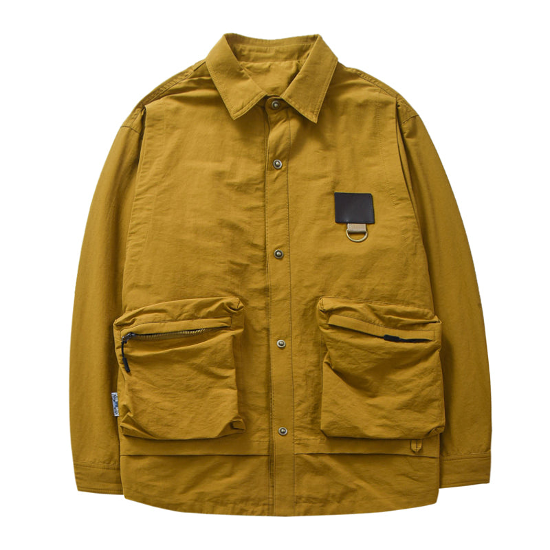 ジャケット スナップボタン カジュアル
