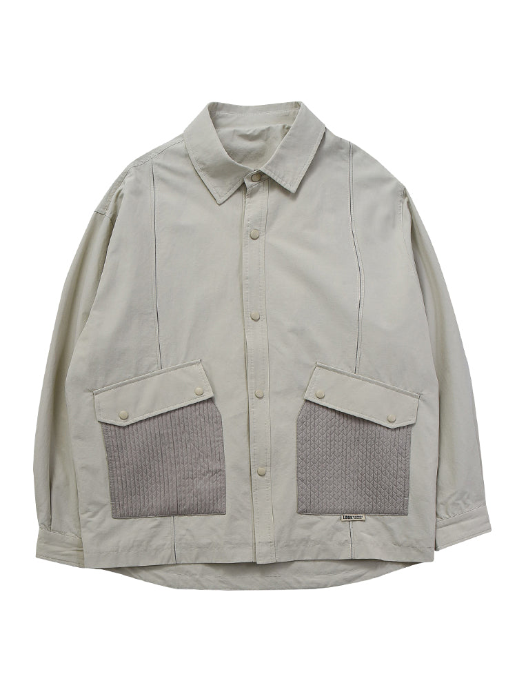 長袖ジャケットシャツ