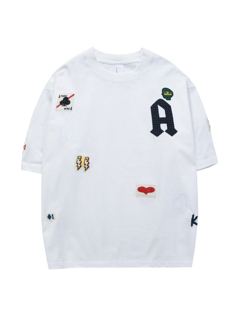 半袖Tシャツ トランプ柄