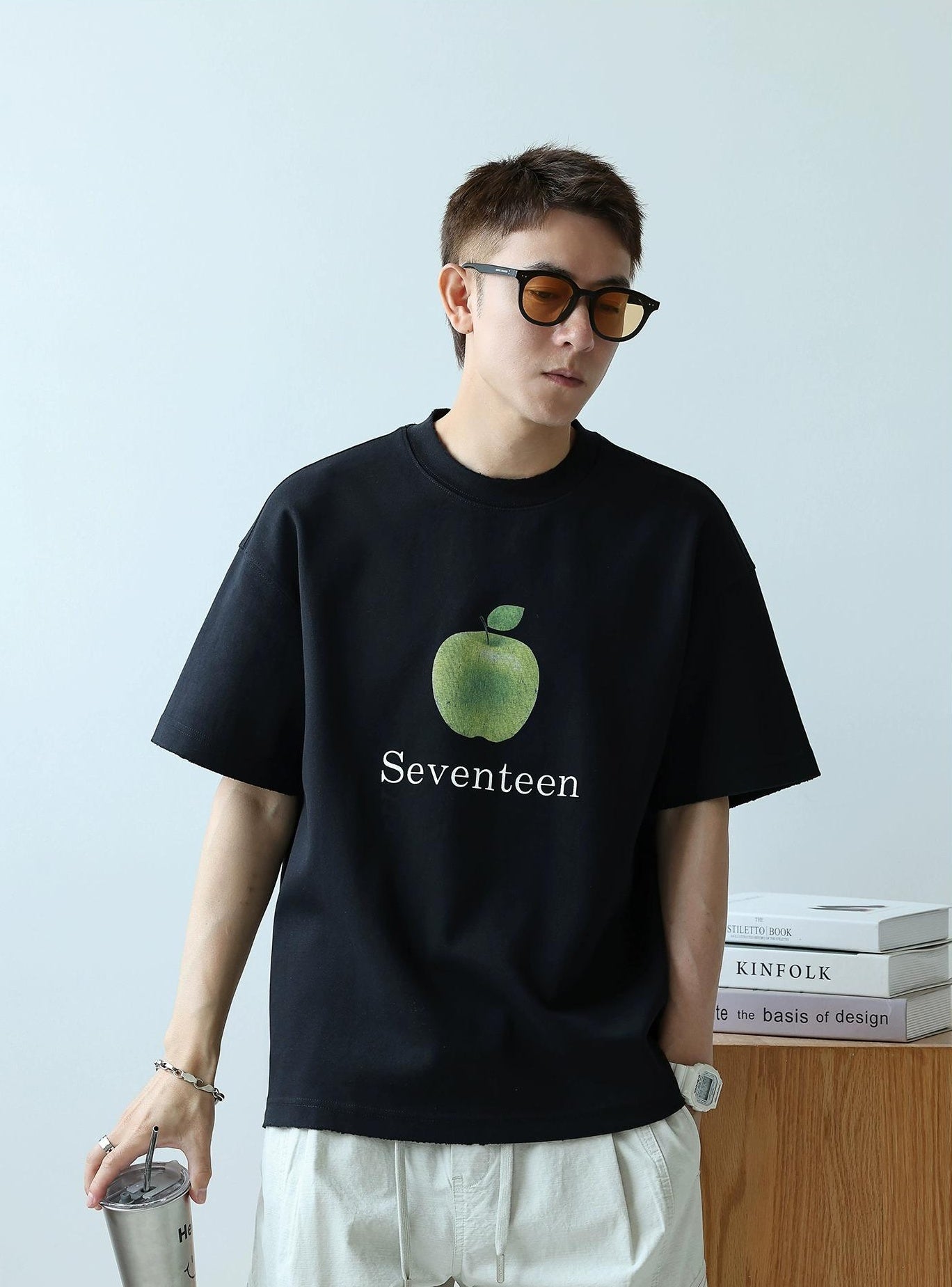 Heavyweight Apple Print Tee