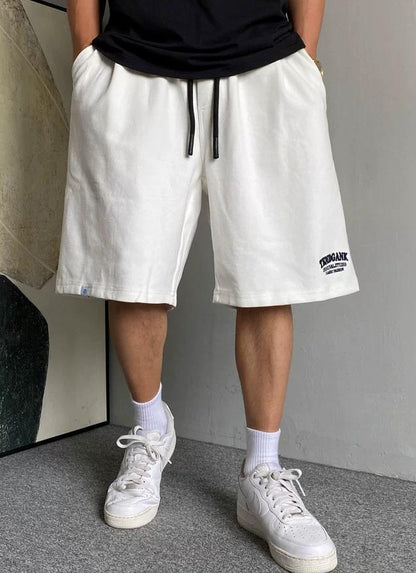 Embroidered sports shorts