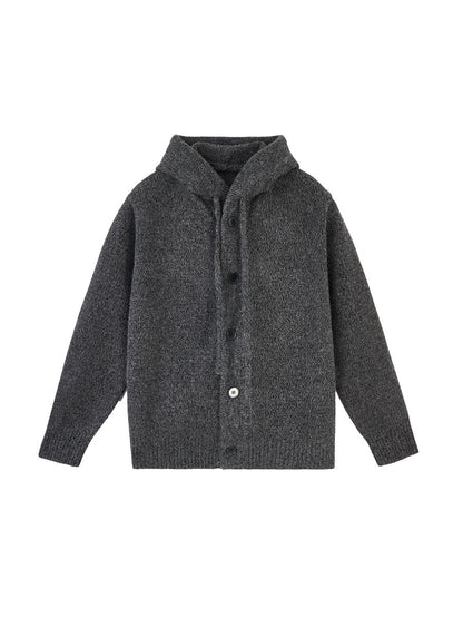 Retro Casual Hooded Cardigan