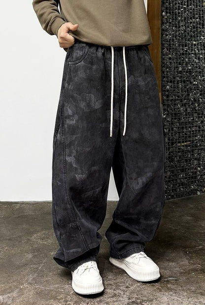 Retro Camouflage Fleece Pants