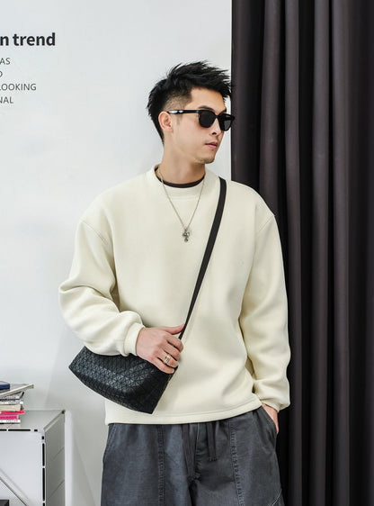 テクスチャードフリースセータートップ